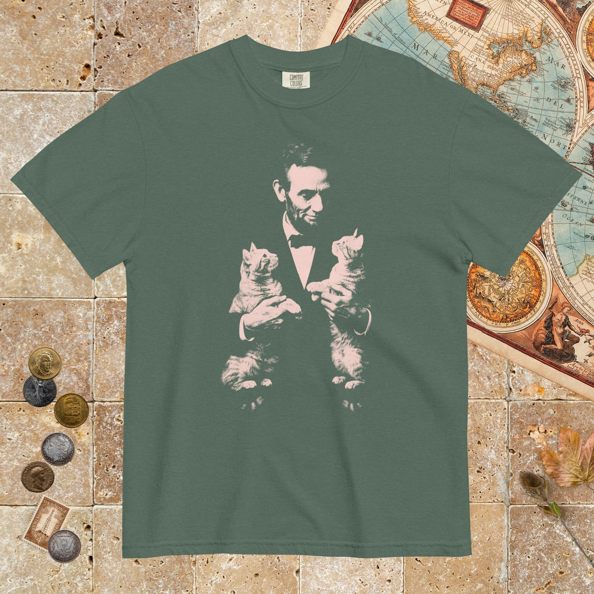 Blue Spruce Lincoln Kittens - Premium Tee - history buff gift by HistoHead