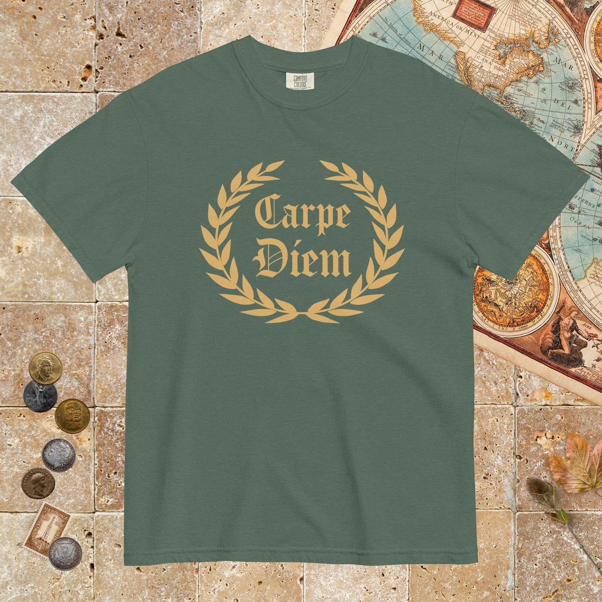 Blue Spruce Carpe Diem - Premium Tee - history buff gift by HistoHead