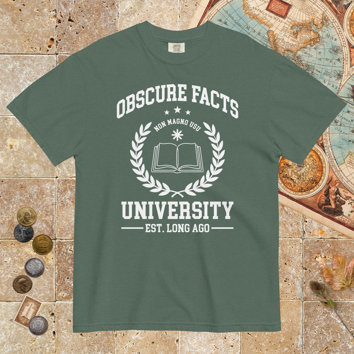 Blue Spruce Obscure Facts University - Premium Tee - history buff gift by HistoHead