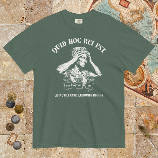 Blue Spruce Augustus What the Hell Is This Latin - Premium Tee - history buff gift by HistoHead