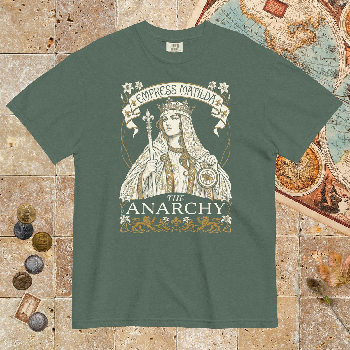 Blue Spruce Empress Matilda The Anarchy - Premium Tee - history buff gift by HistoHead