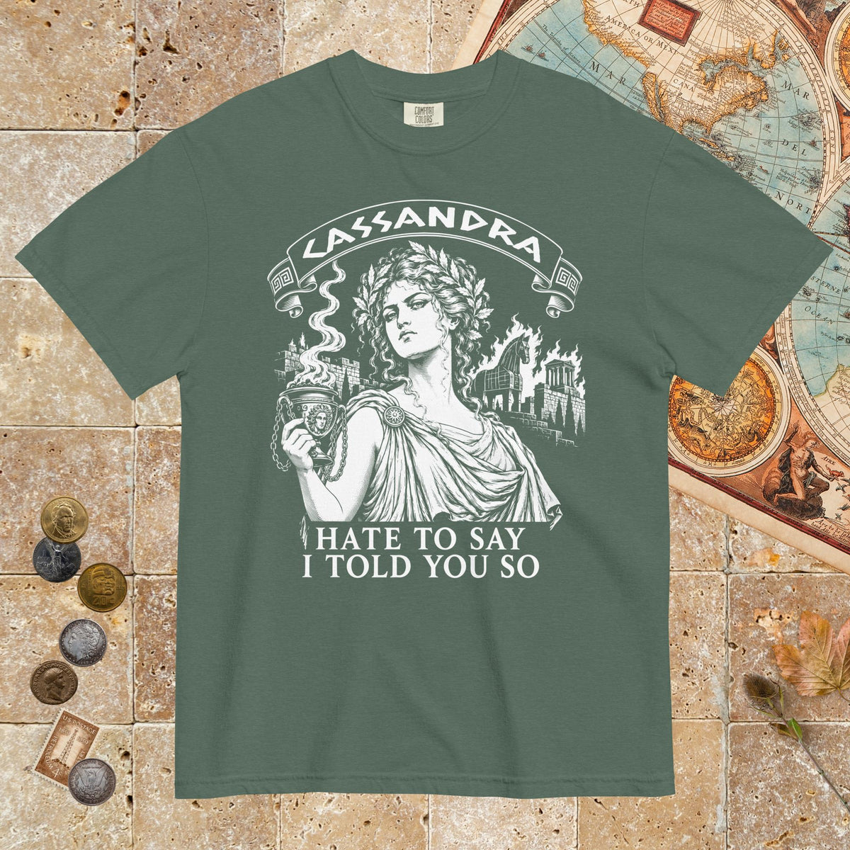 Blue Spruce Cassandra Hate to Say I Told You So - Premium Tee - history buff gift by HistoHead