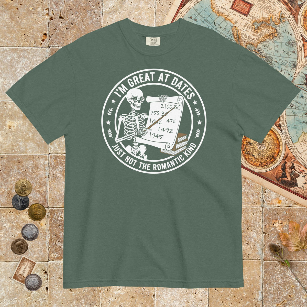Blue Spruce Great At Dates - Premium Tee - history buff gift by HistoHead