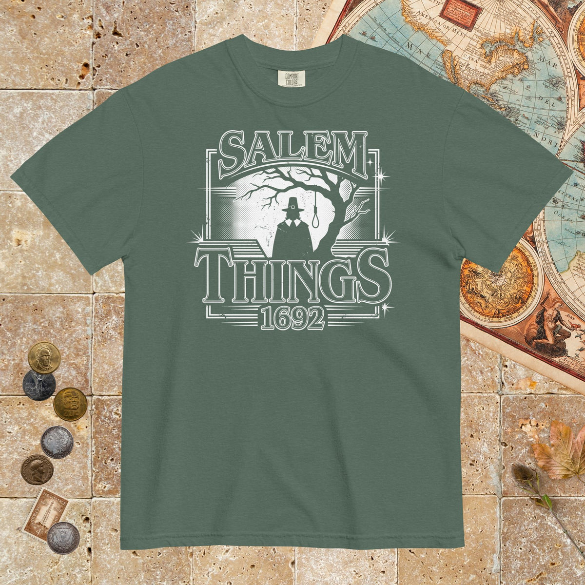 Blue Spruce Salem Things 1692 - Premium Tee - history buff gift by HistoHead