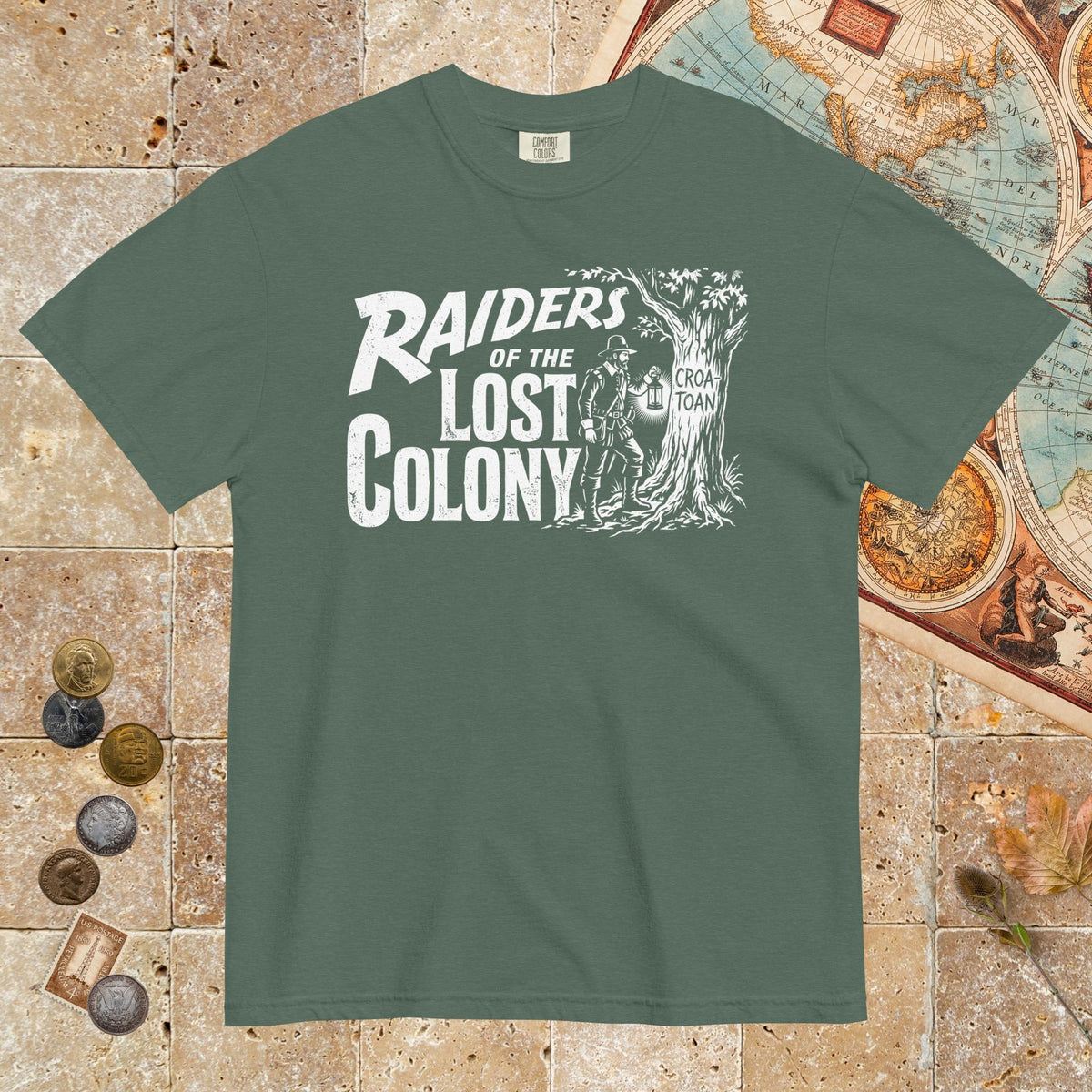 Blue Spruce Raiders of the Lost Colony - Premium Tee - history buff gift by HistoHead