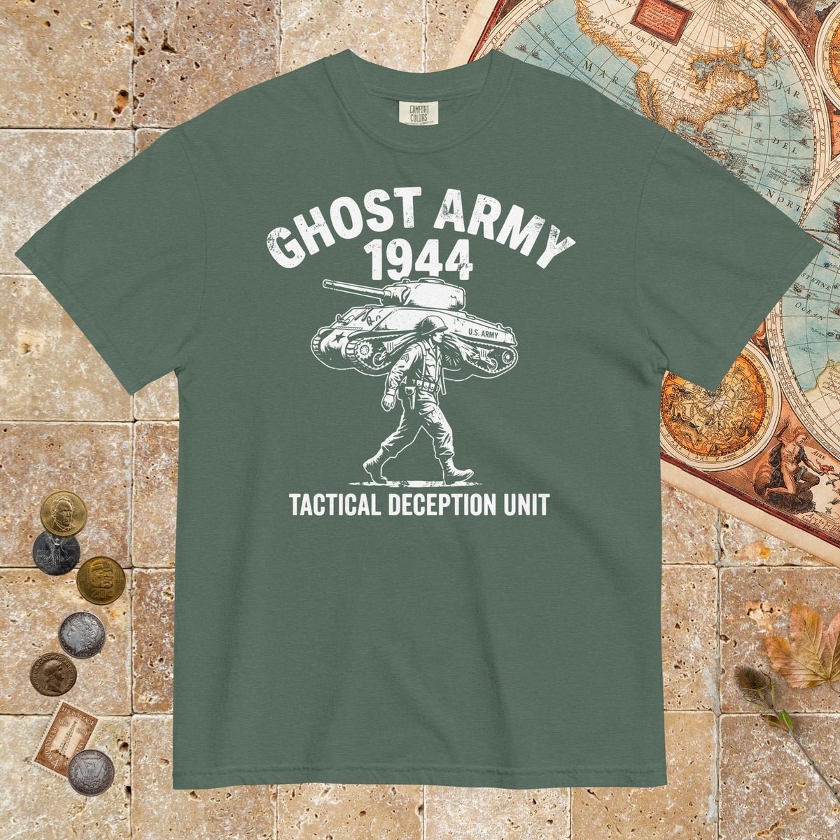 Blue Spruce Ghost Army - Premium Tee - history buff gift by HistoHead