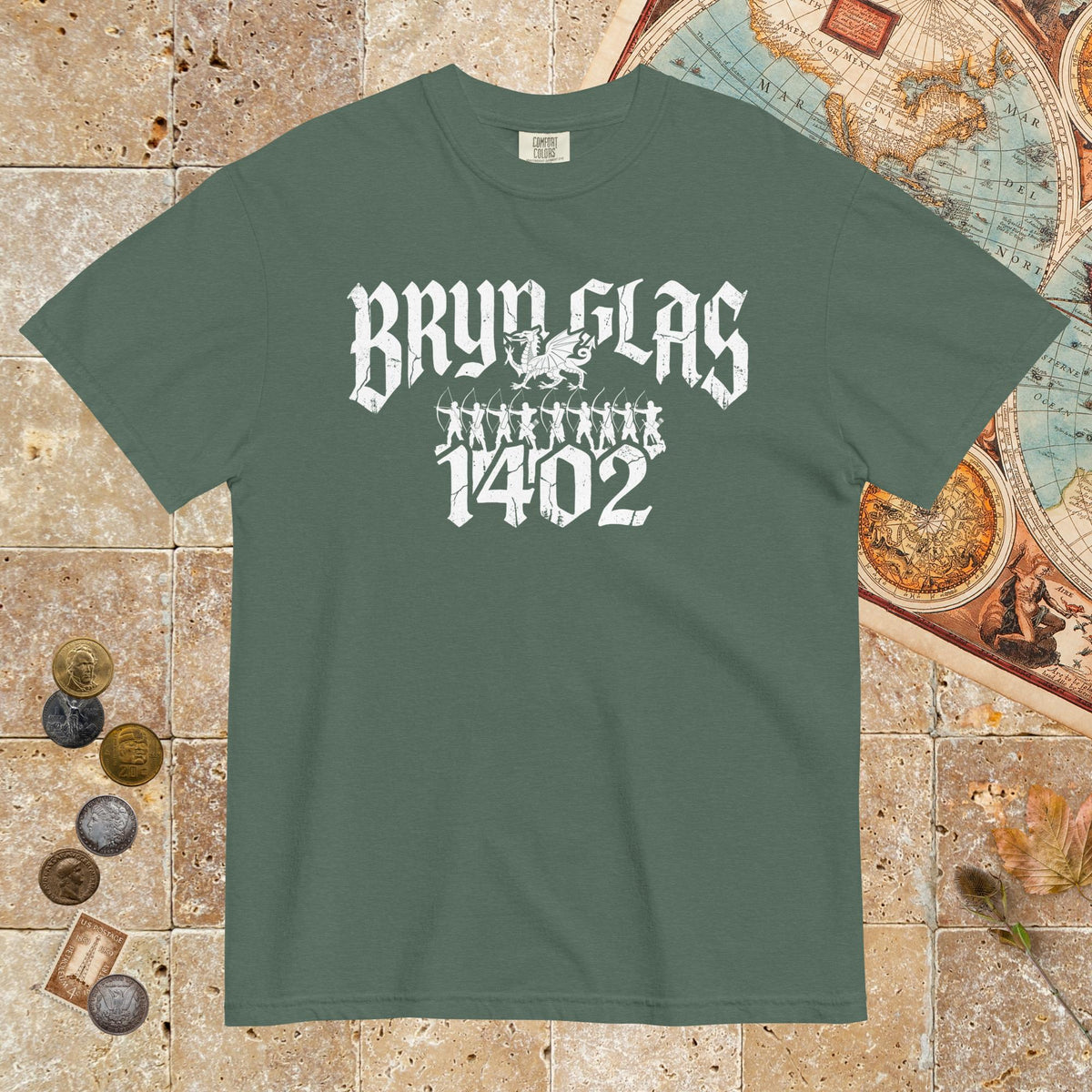 Blue Spruce Battle of Bryn Glas 1402 - Premium Tee - history buff gift by HistoHead