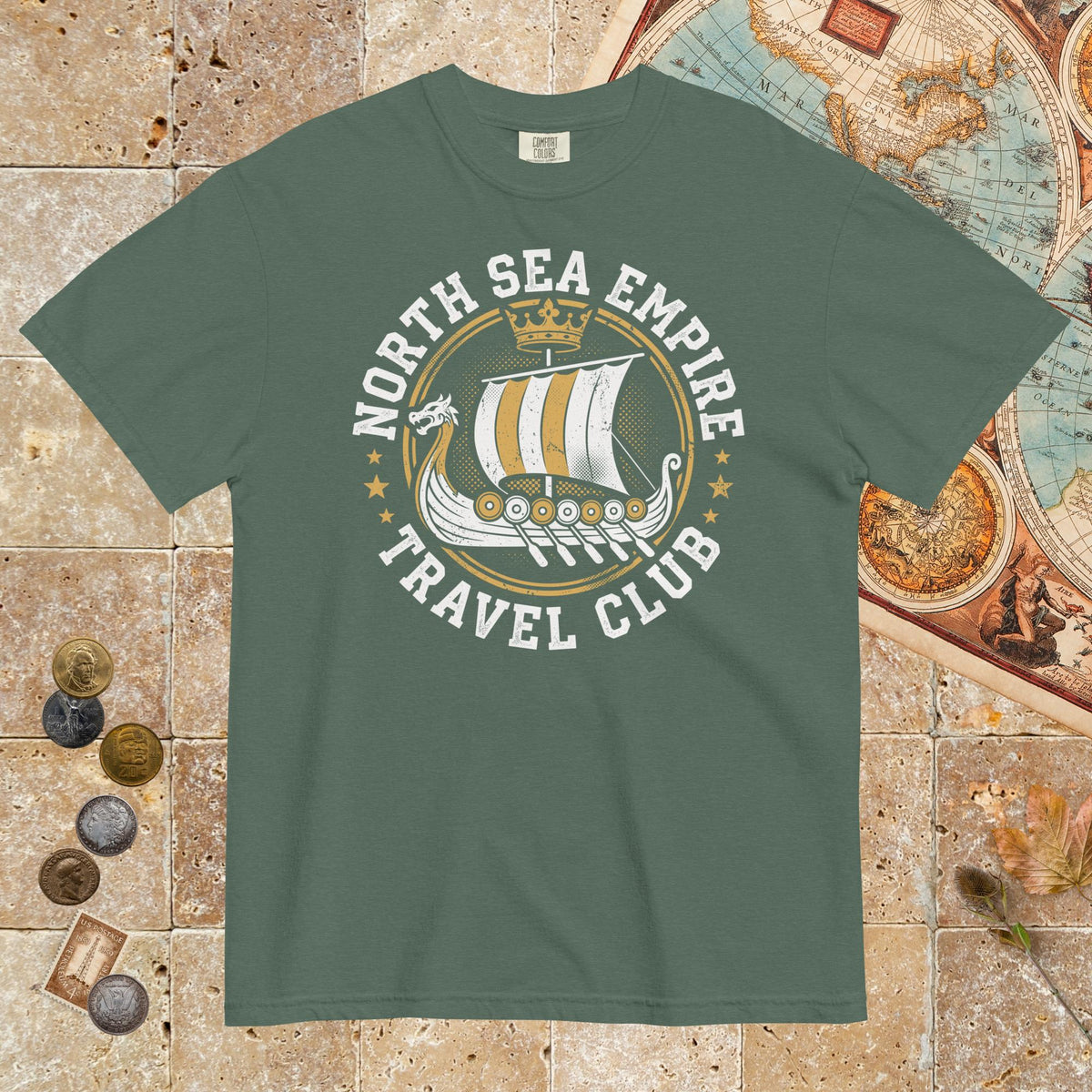 Blue Spruce North Sea Empire Travel Club - Premium Tee - history buff gift by HistoHead