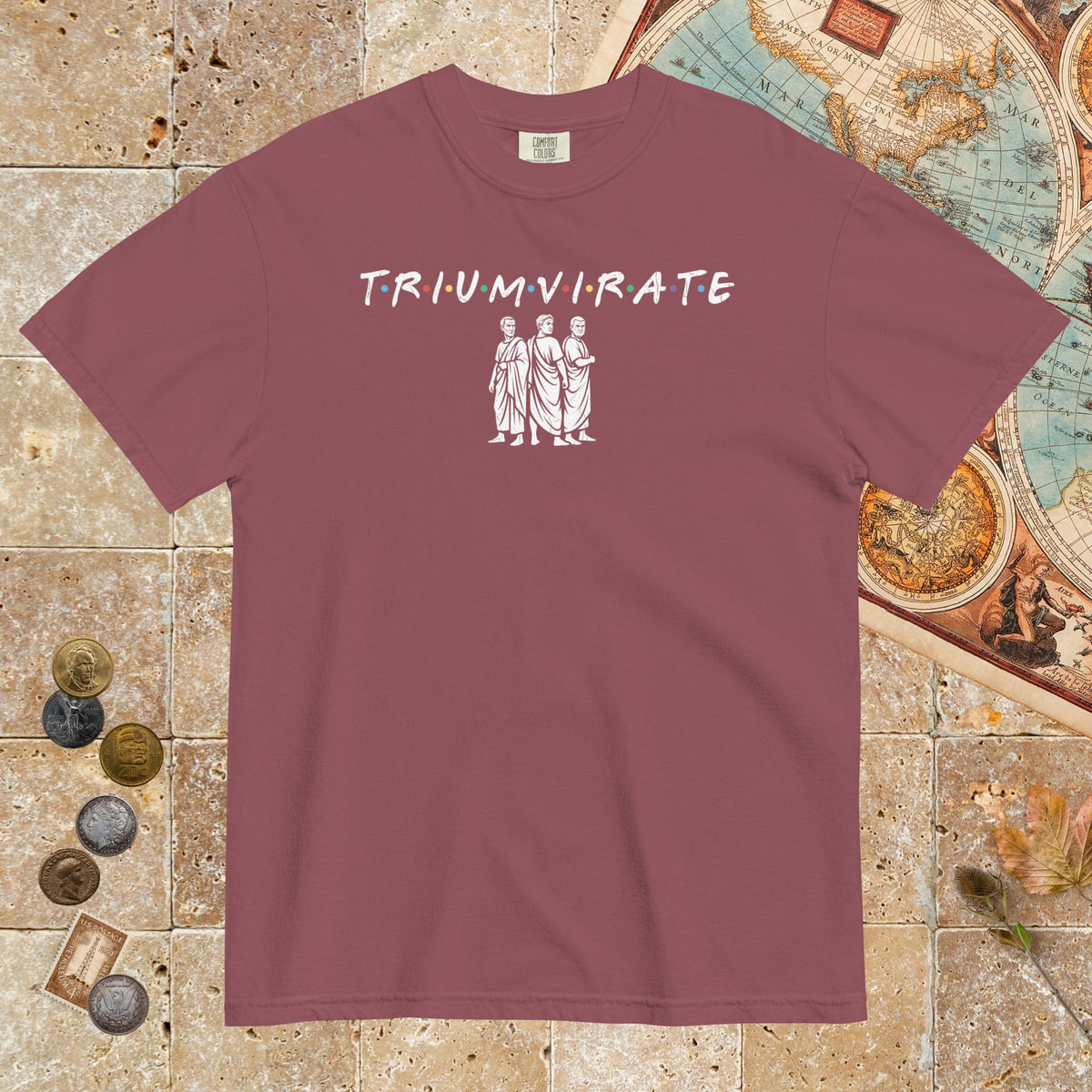 Brick First Triumvirate - Premium Tee - history buff gift by HistoHead