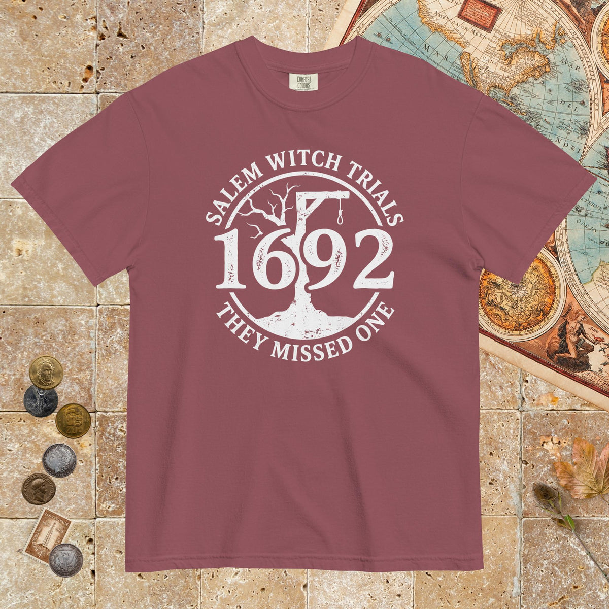 Brick Salem Witch Trials They Missed One - Premium Tee - history buff gift by HistoHead