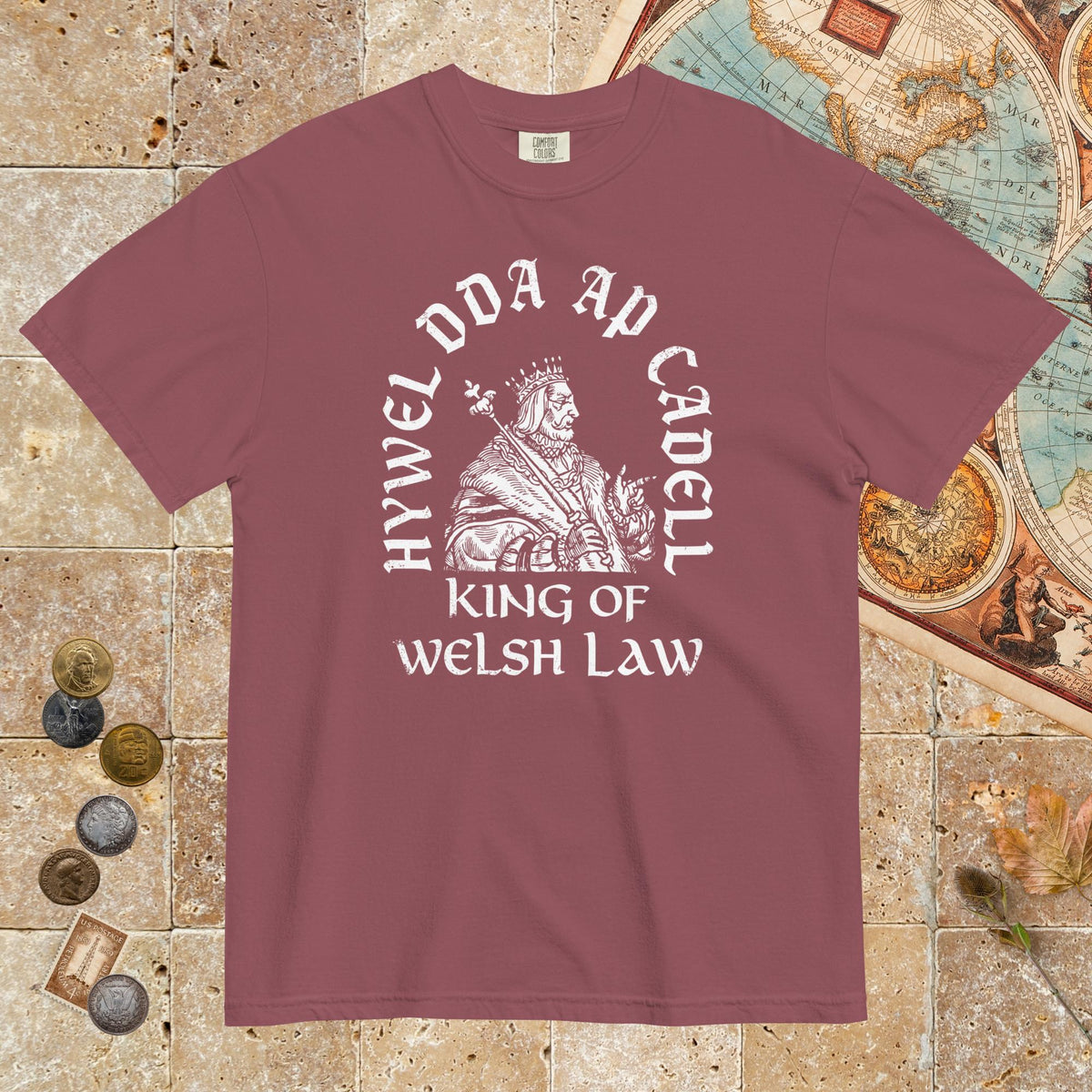 Brick Hywel Dda King of Welsh Law - Premium Tee - history buff gift by HistoHead