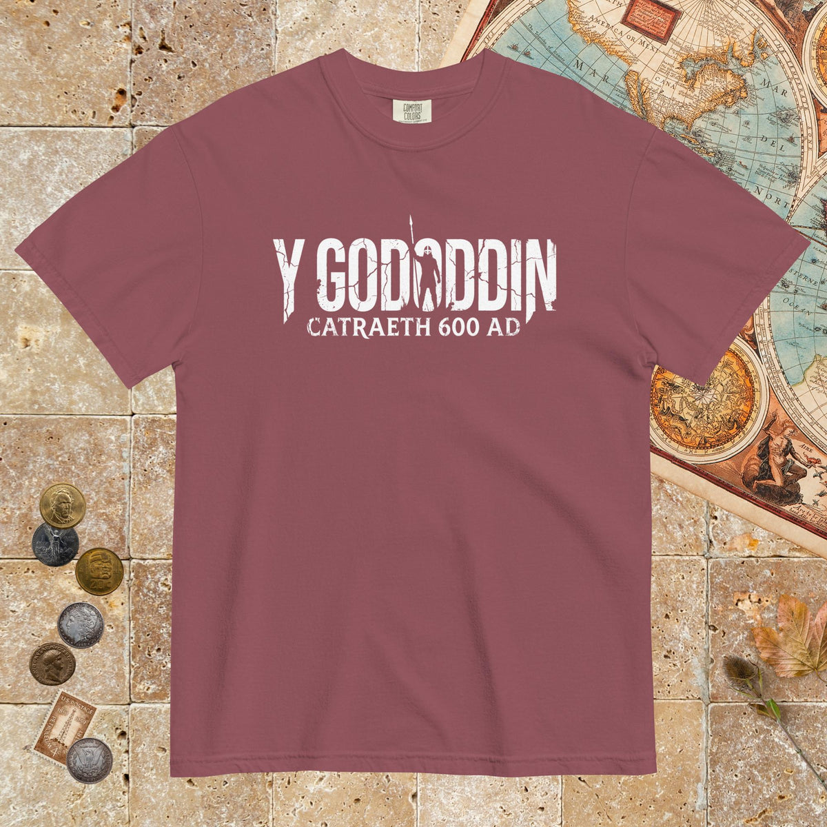 Brick Y Gododdin Catraeth 600 - Premium Tee - history buff gift by HistoHead