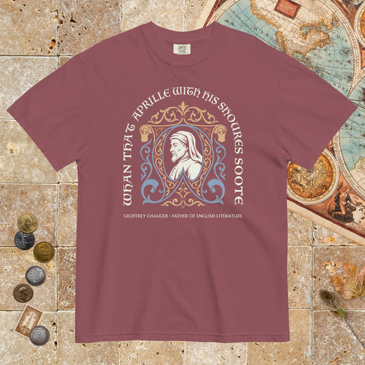 Brick Geoffrey Chaucer - Premium Tee - history buff gift by HistoHead