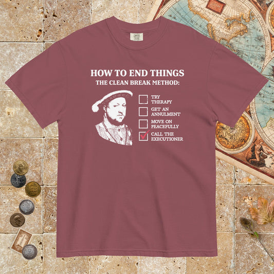 Brick Henry VIII's Breakup Guide - Premium Tee - history buff gift by HistoHead