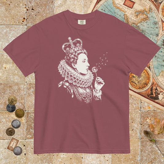 Brick Elizabeth I Blowing Wishes - Premium Tee - history buff gift by HistoHead