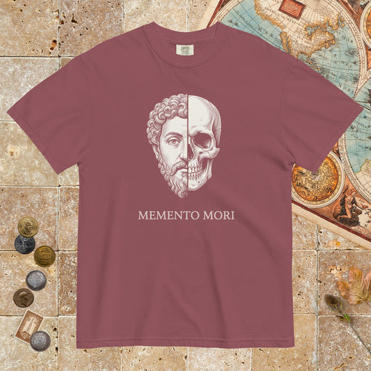 Brick Marcus Aurelius Skull - Premium Tee - history buff gift by HistoHead
