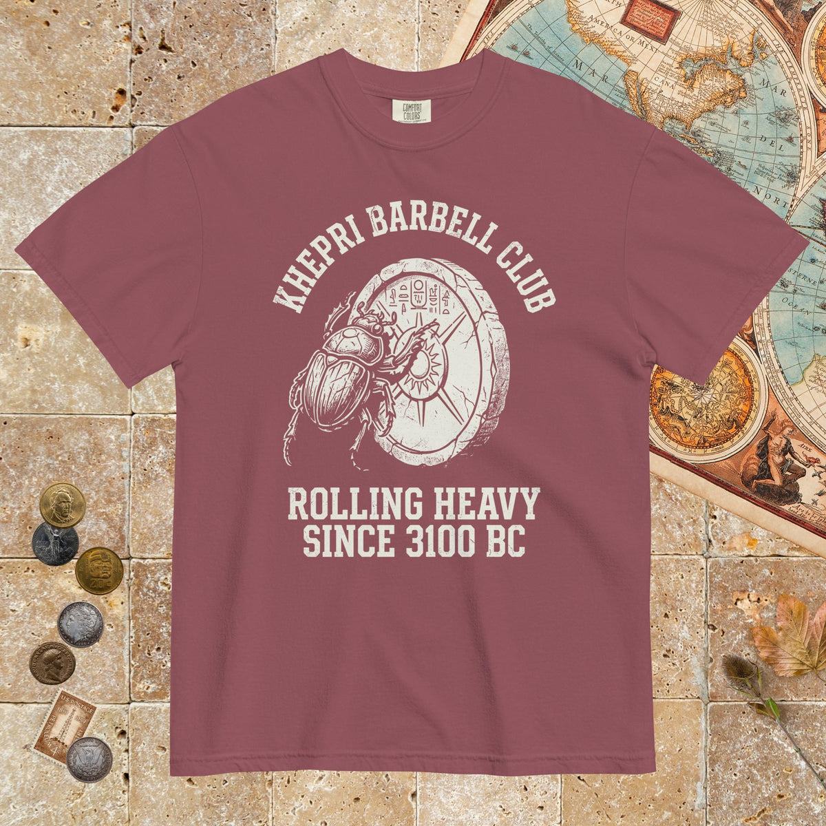 Brick Khepri Barbell Club - Premium Tee - history buff gift by HistoHead