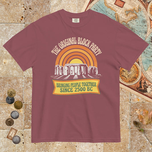 Brick Stonehenge Block Party - Premium Tee - history buff gift by HistoHead