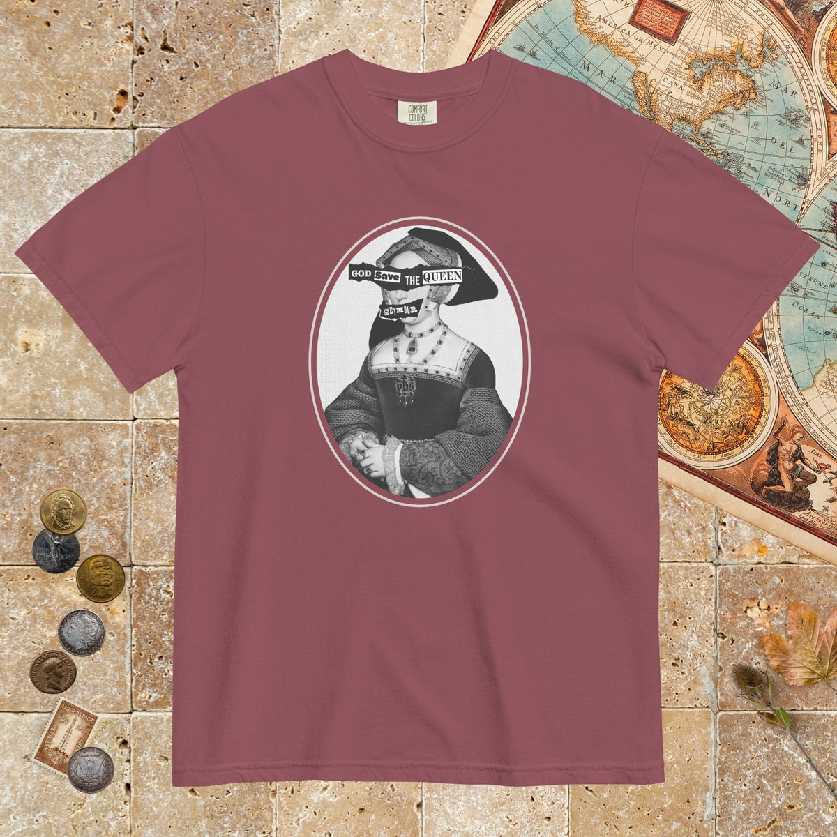 Brick God Save the Queen Jane Seymour - Premium Tee - history buff gift by HistoHead