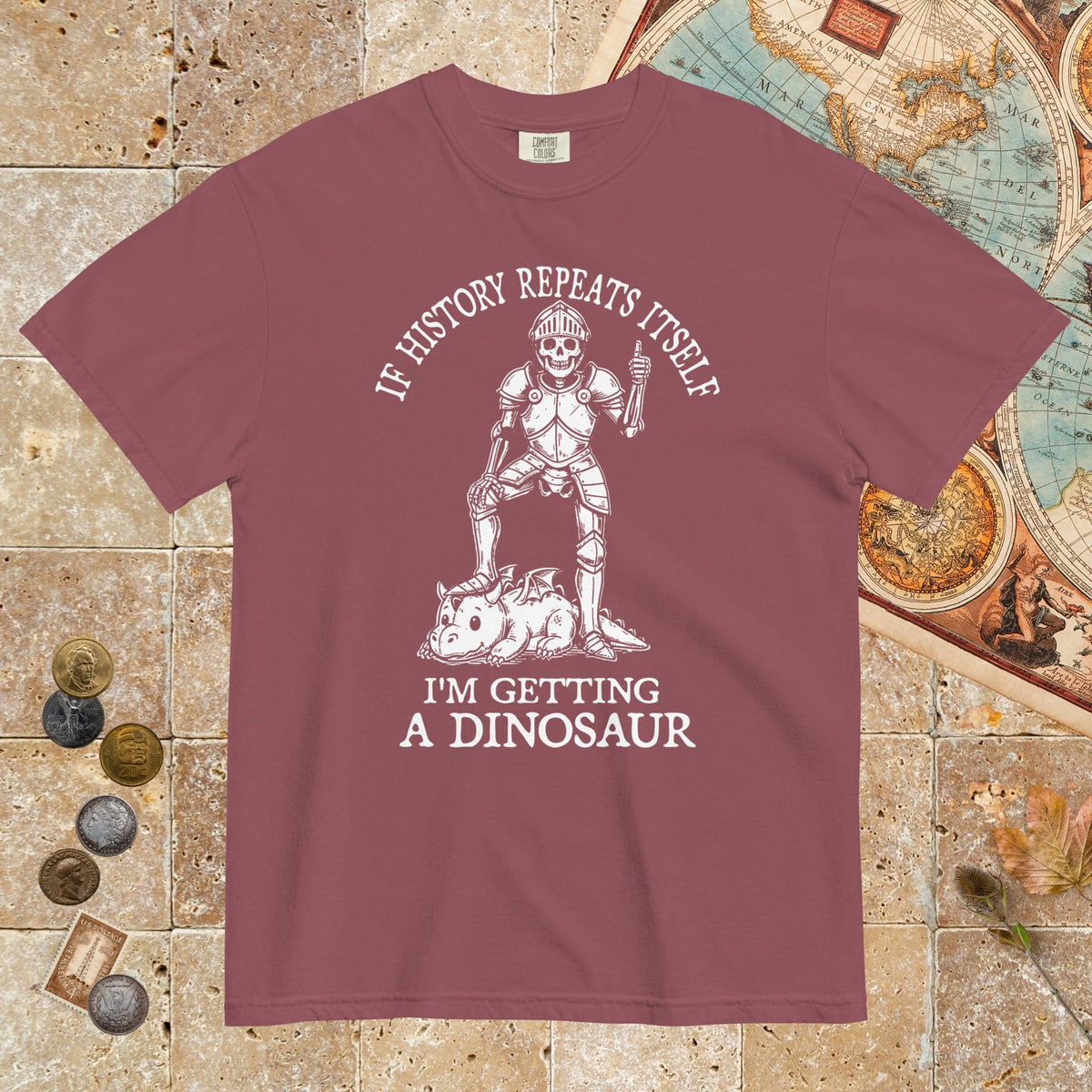 Brick I'm Getting a Dinosaur - Premium Tee - history buff gift by HistoHead