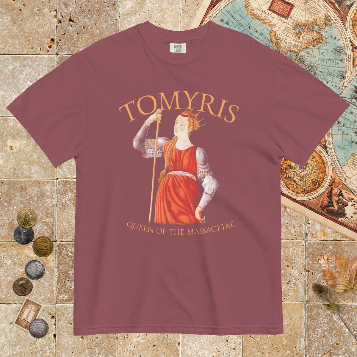 Brick Tomyris Queen of the Massagetae - Premium Tee - history buff gift by HistoHead