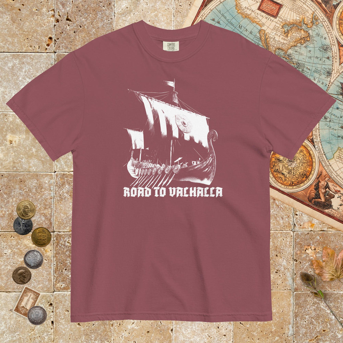 Brick Road to Valhalla - Premium Tee - history buff gift by HistoHead
