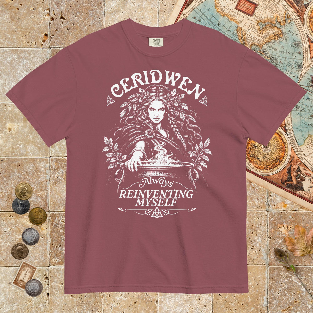 Brick Ceridwen Always Reinventing Myself - Premium Tee - history buff gift by HistoHead