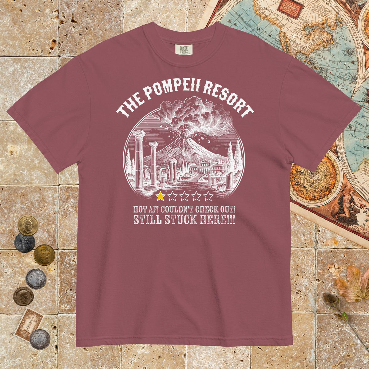 Brick The Pompeii Resort Review - Premium Tee - history buff gift by HistoHead