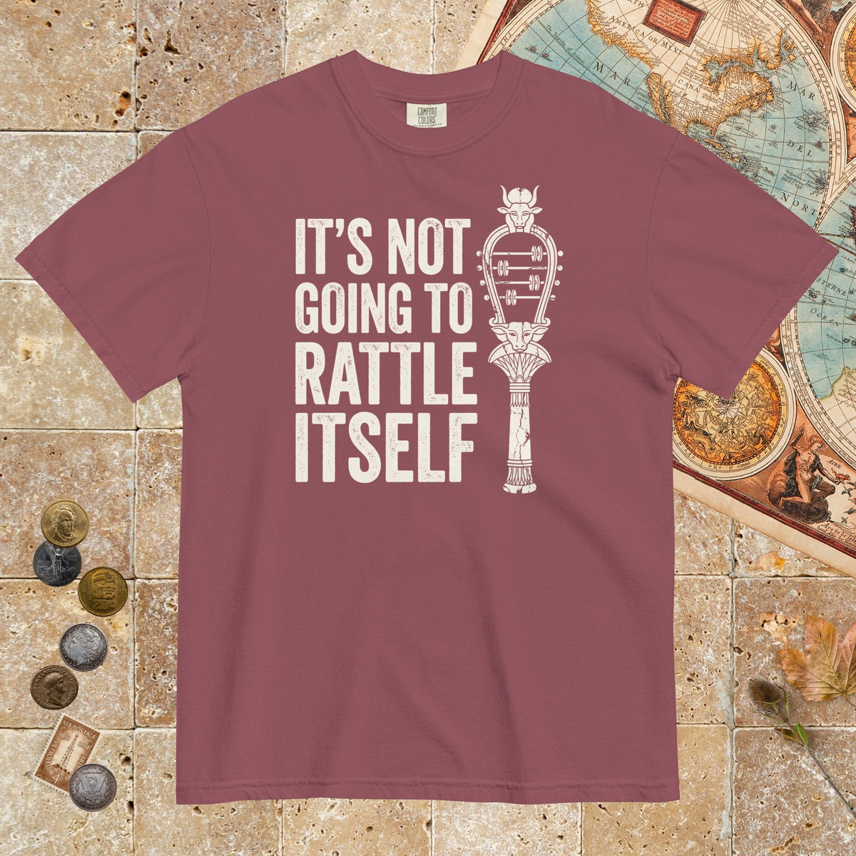 Brick Sistrum It's Not Going to Rattle Itself - Premium Tee - history buff gift by HistoHead