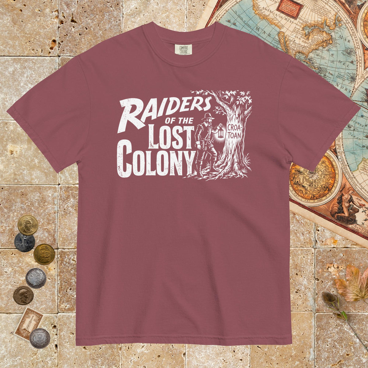 Brick Raiders of the Lost Colony - Premium Tee - history buff gift by HistoHead