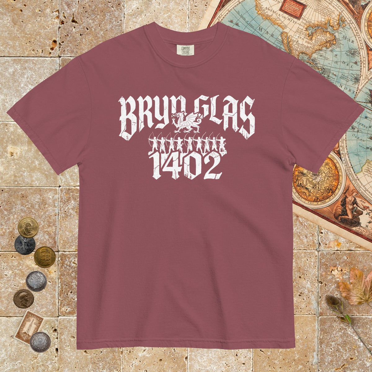 Brick Battle of Bryn Glas 1402 - Premium Tee - history buff gift by HistoHead