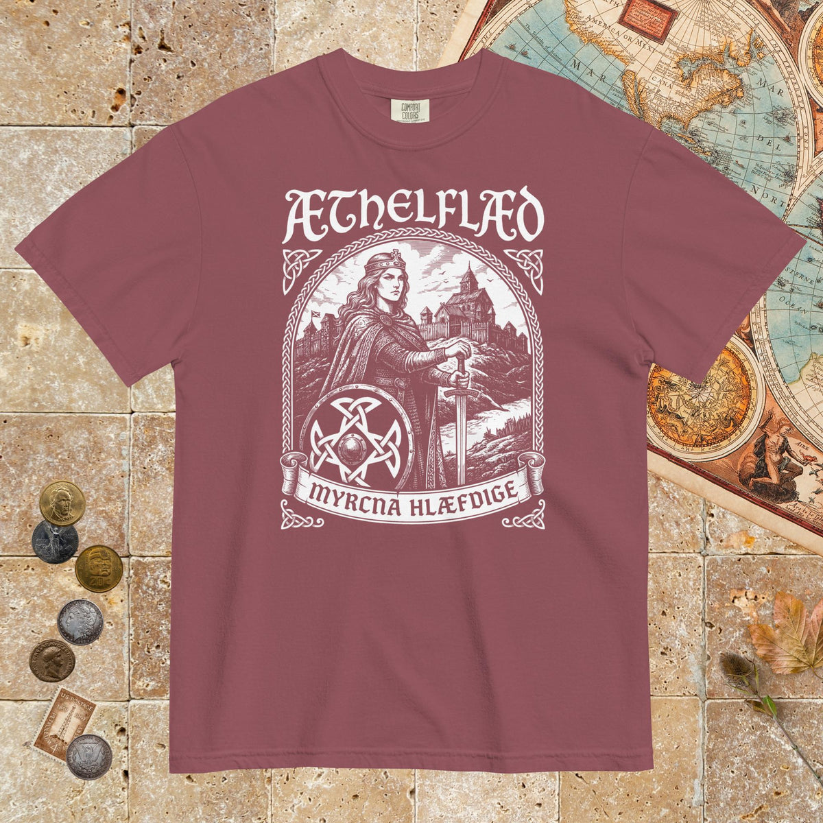 Brick Aethelflaed Lady of the Mercians Old English - Premium Tee - history buff gift by HistoHead