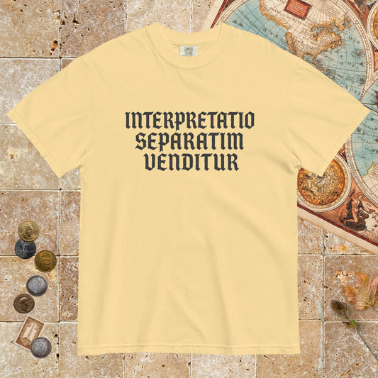 Butter Translation Sold Separately in Latin - Premium Tee - history buff gift by HistoHead