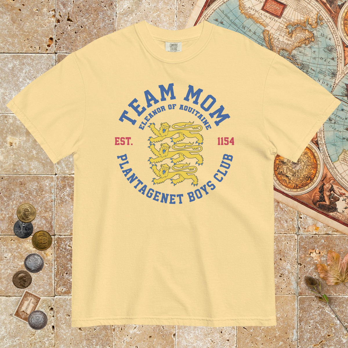 Butter Team Mom Eleanor of Aquitaine - Premium Tee - history buff gift by HistoHead