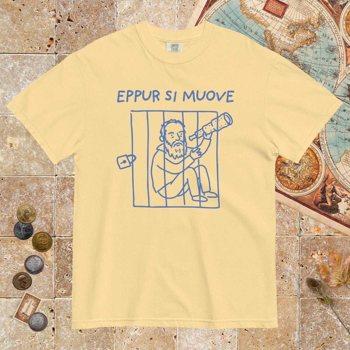 Butter Galileo Galilei And Yet It Moves - Premium Tee - history buff gift by HistoHead
