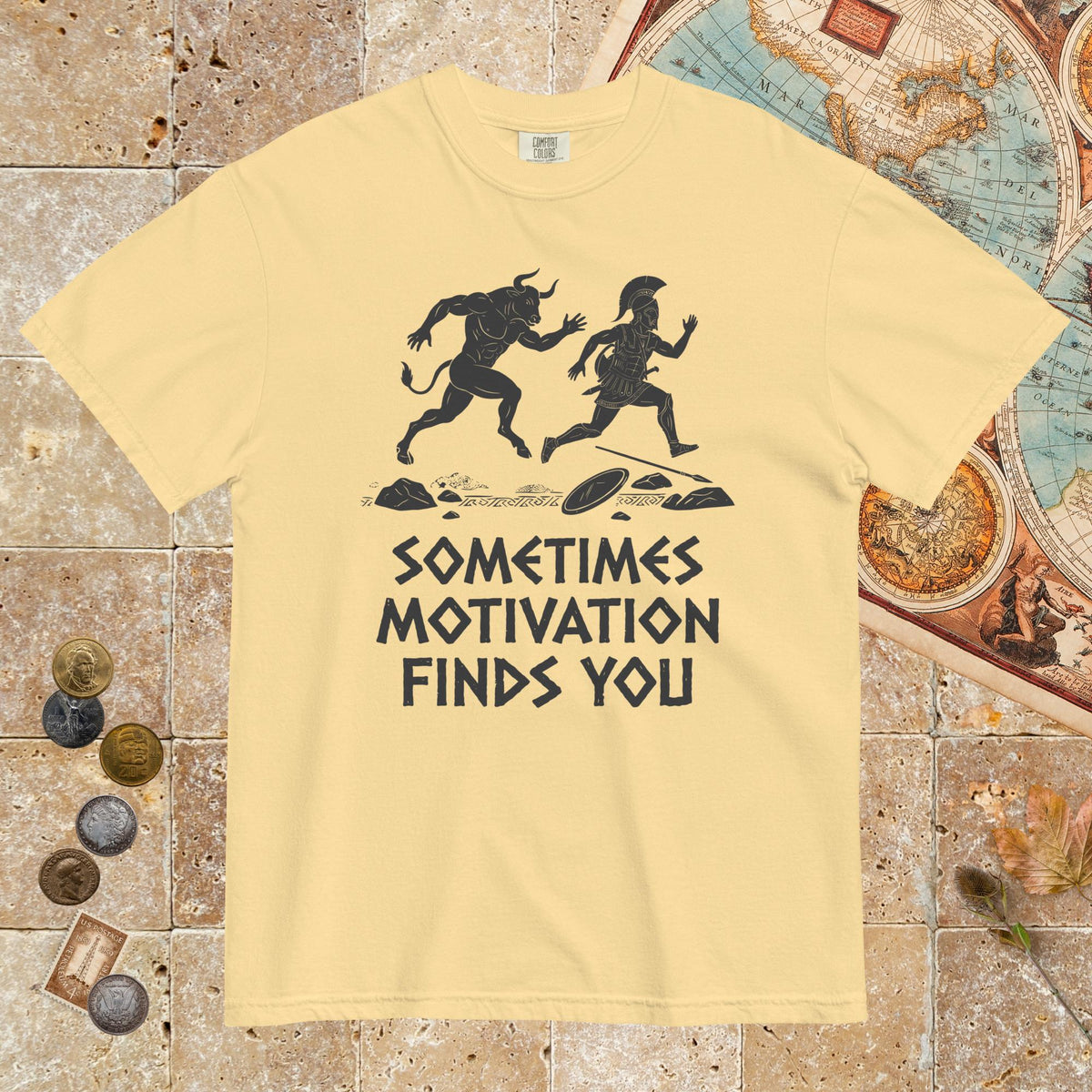 Butter Motivation Finds You Minotaur Edition - Premium Tee - history buff gift by HistoHead