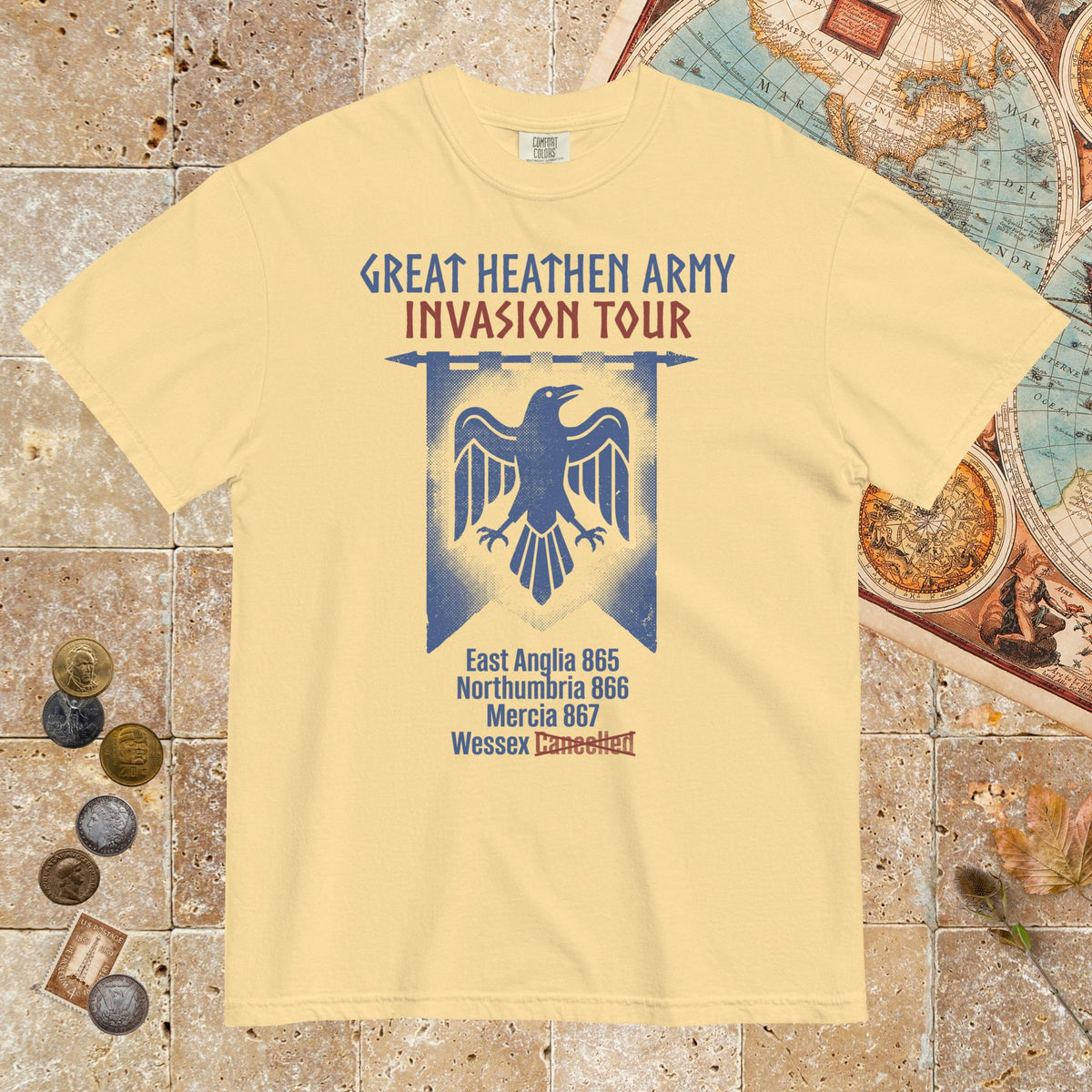 Butter Great Heathen Army Invasion Tour - Premium Tee - history buff gift by HistoHead