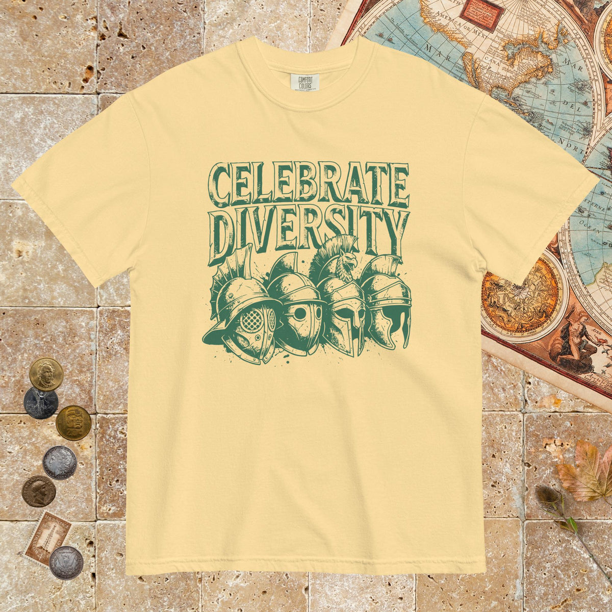 Butter Celebrate Diversity Gladiator Helmets Edition - Premium Tee - history buff gift by HistoHead