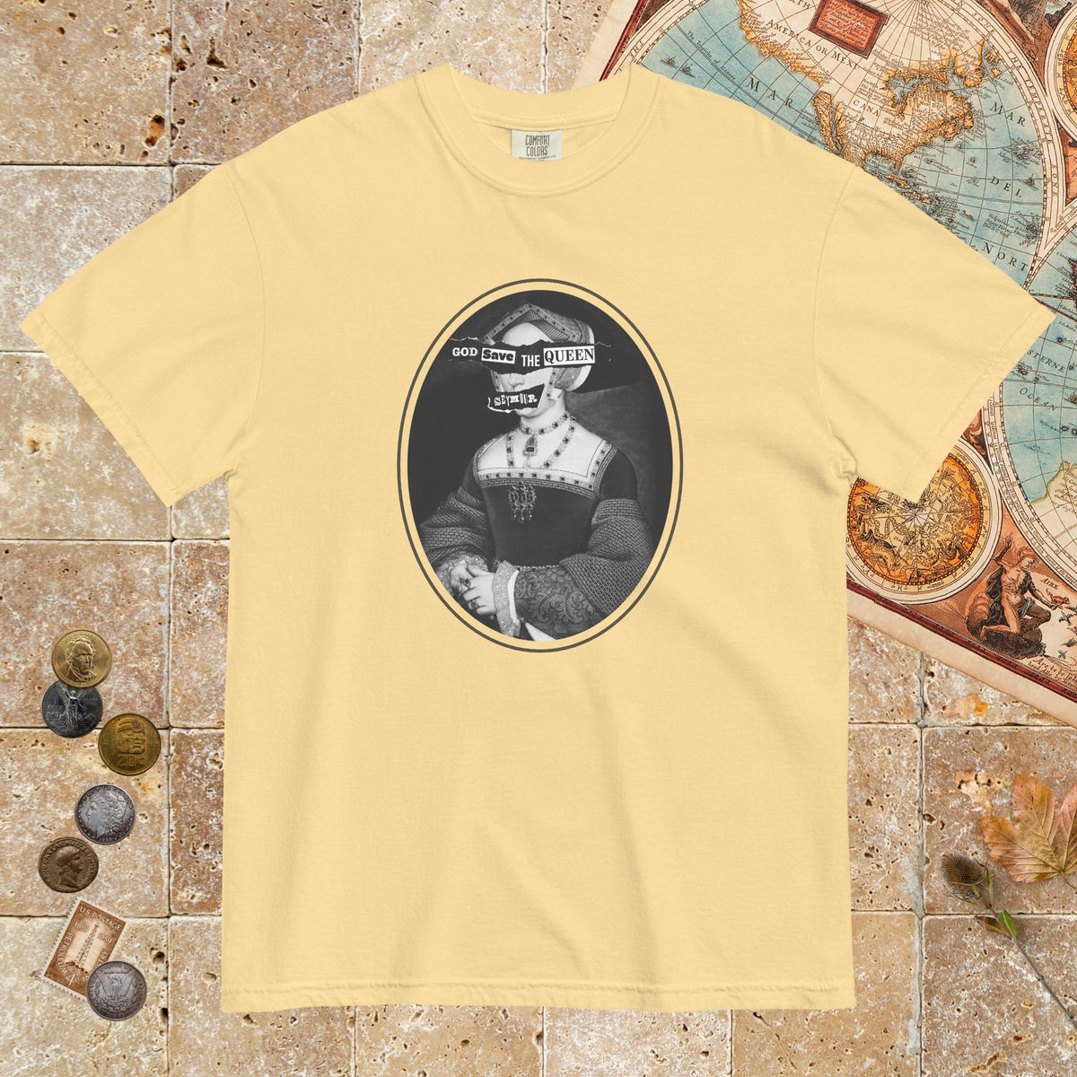 Butter God Save the Queen Jane Seymour - Premium Tee - history buff gift by HistoHead