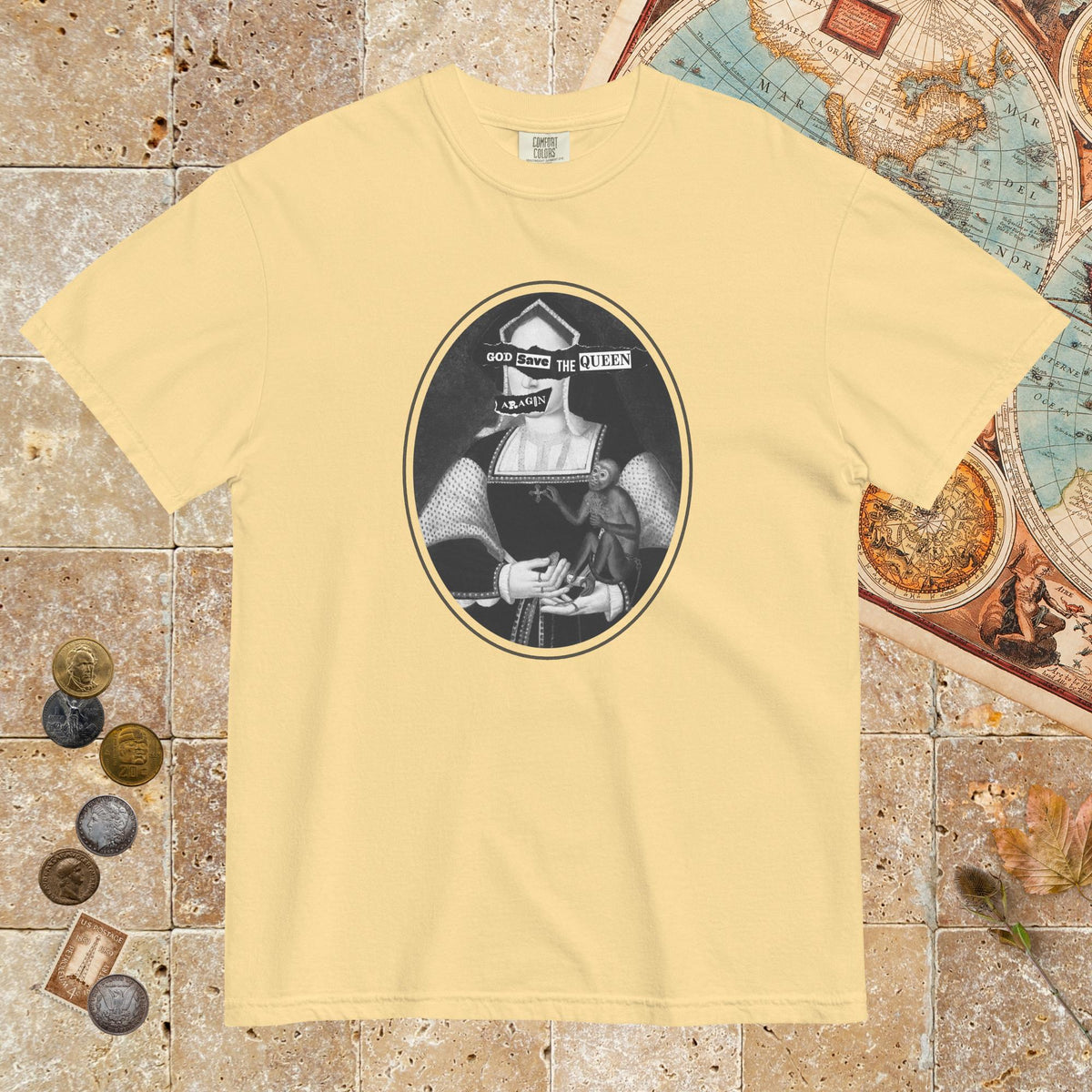 Butter God Save the Queen Katherine of Aragon - Premium Tee - history buff gift by HistoHead