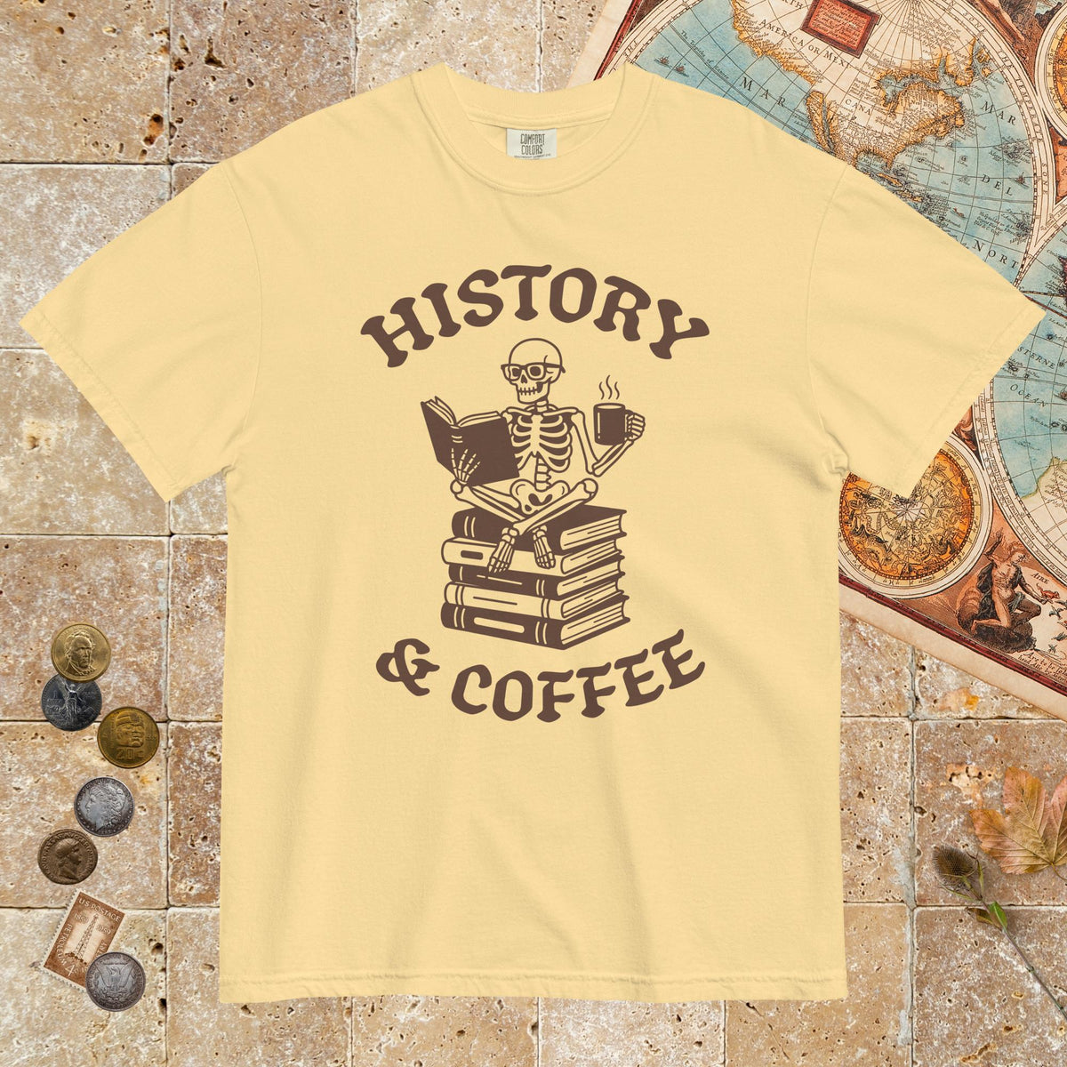 Butter History & Coffee - Premium Tee - history buff gift by HistoHead