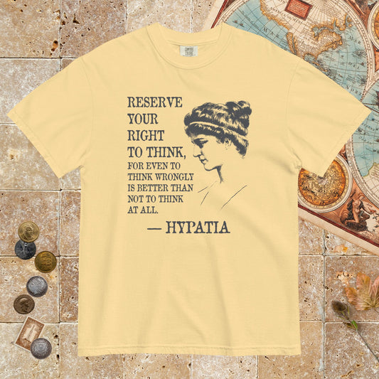 Butter Hypatia Quote - Premium Tee - history buff gift by HistoHead