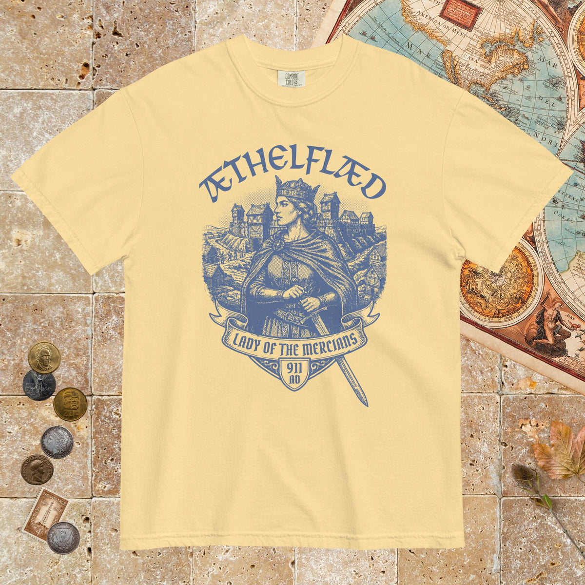 Butter Æthelflæd Lady of the Mercians - Premium Tee - history buff gift by HistoHead