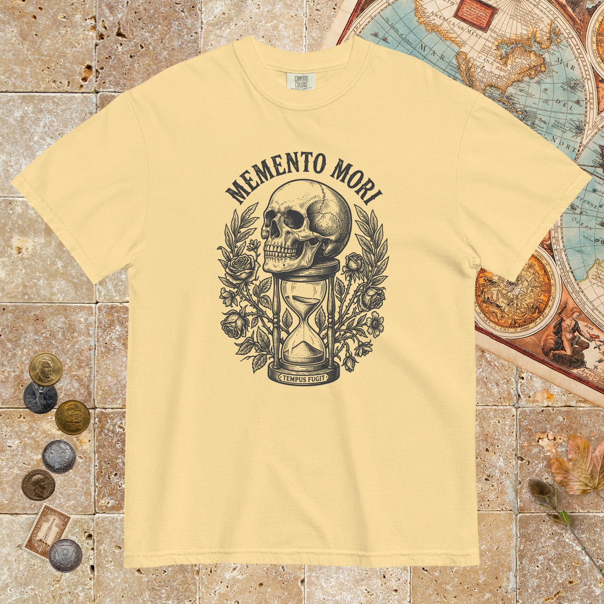 Butter Memento Mori Tempus Fugit - Premium Tee - history buff gift by HistoHead