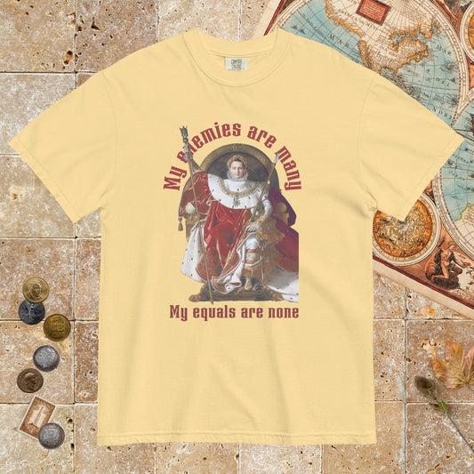 Butter Napoleon My Enemies Are Many - Premium Tee - history buff gift by HistoHead