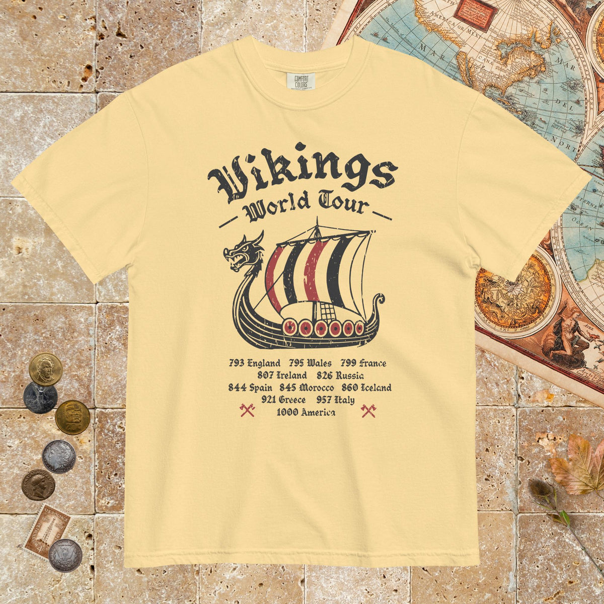 Butter Vikings World Tour - Premium Tee - history buff gift by HistoHead