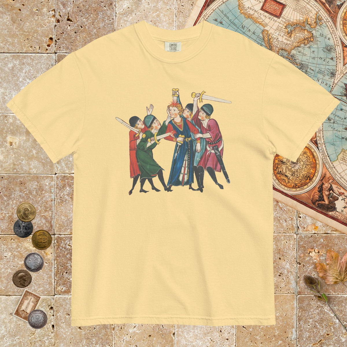 Butter Medieval Positivity - Premium Tee - history buff gift by HistoHead