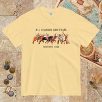 Butter Bayeux Tapestry All Charges Are Final - Premium Tee - history buff gift by HistoHead