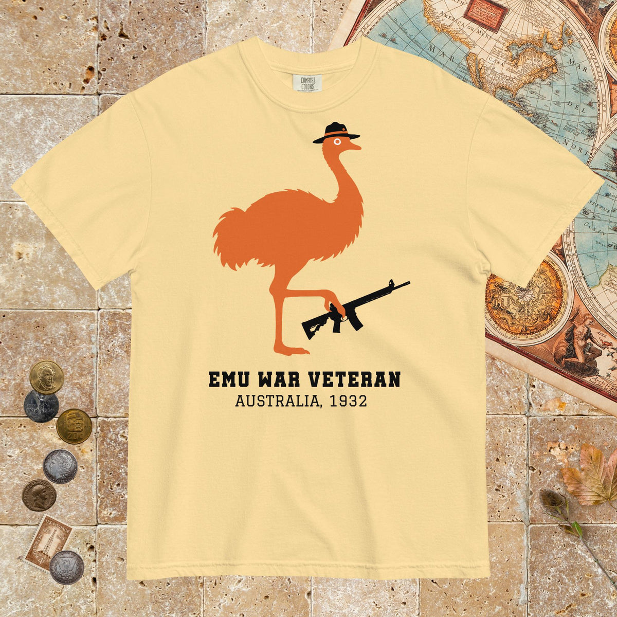 Butter Emu War Veteran - Premium Tee - history buff gift by HistoHead