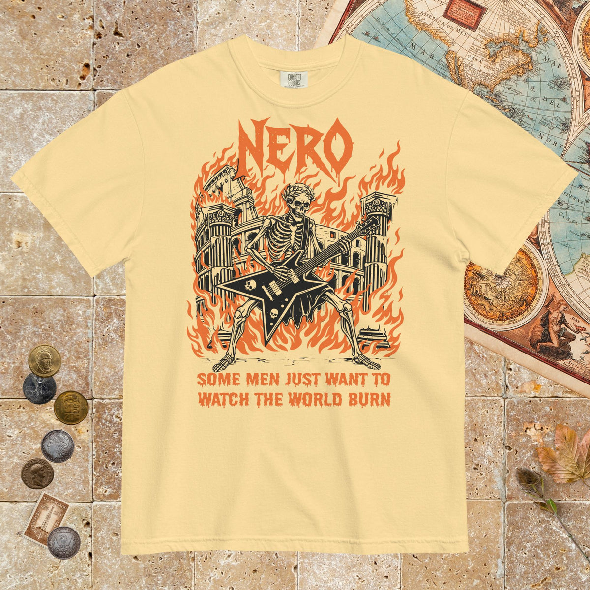 Butter Nero Watch the World Burn - Premium Tee - history buff gift by HistoHead